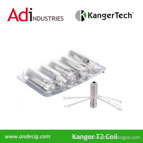 Kanger T2 Clearomizer Coil Unit Long Wick 1.8/2.2/2.5ohm in Stock